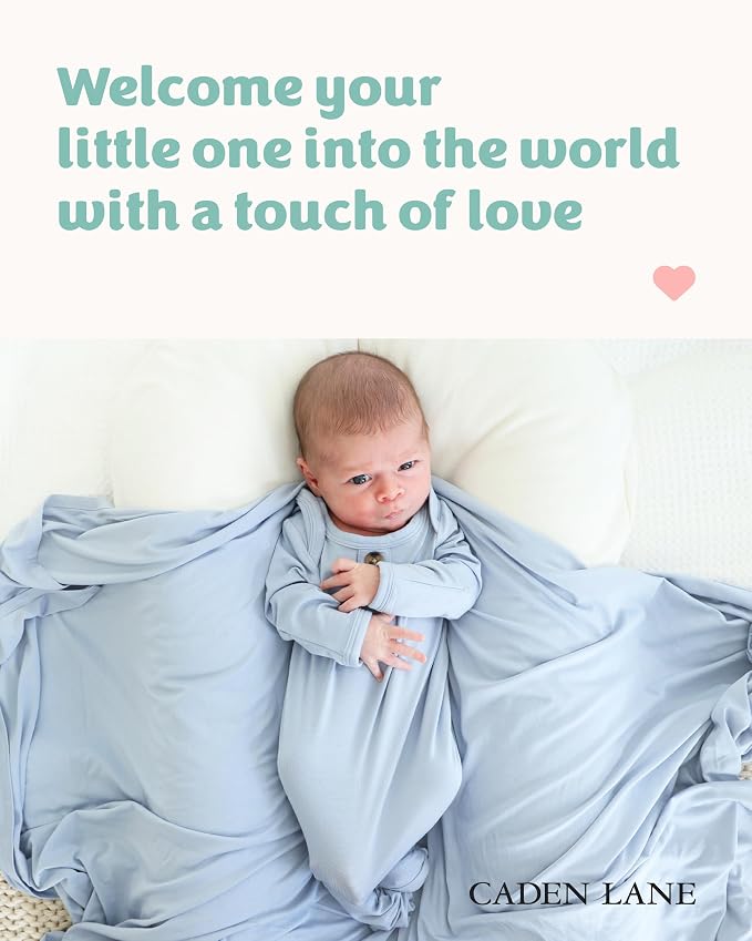 Caden Lane Newborn Knotted Gown - Image 2