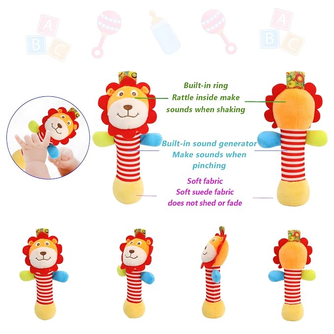 BLOOBLOOMAX Wrist Rattles Foot Finder Rattle Toy - Image 2
