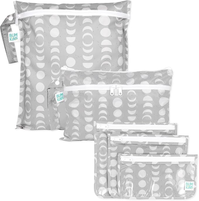 Bumkins - Waterproof Wet Bag, Wet/Dry Clutch & Clear Travel Bags - by Bumkins