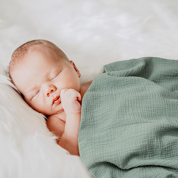 GLLQUEN BABY Muslin Swaddle Blankets - Image 4