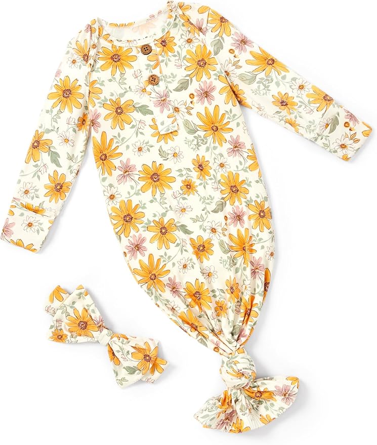 PATPAT Baby Sleeper Gown with Bamboo Viscose by PATPAT