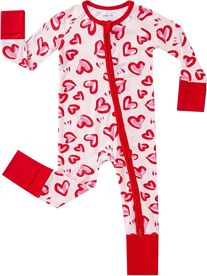 pureborn Baby Infant Boys Girls Sleeper Snug Fit Viscose from Bamboo Pajamas by pureborn