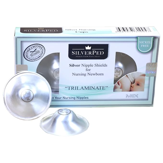 999 Silver Nursing Cups, Soothe and Protect Sore Nipples, 2 Pieces - Image 6