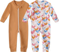 Owlivia Organic Cotton Baby Boy Girl Zip up Sleep 'N Play Pjs, Long Sleeve by Owlivia