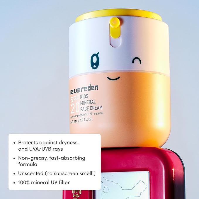 Evereden Kids Face Cream, 1.7 oz. | Fragrance-Free and Kids Face Lotion - Image 3