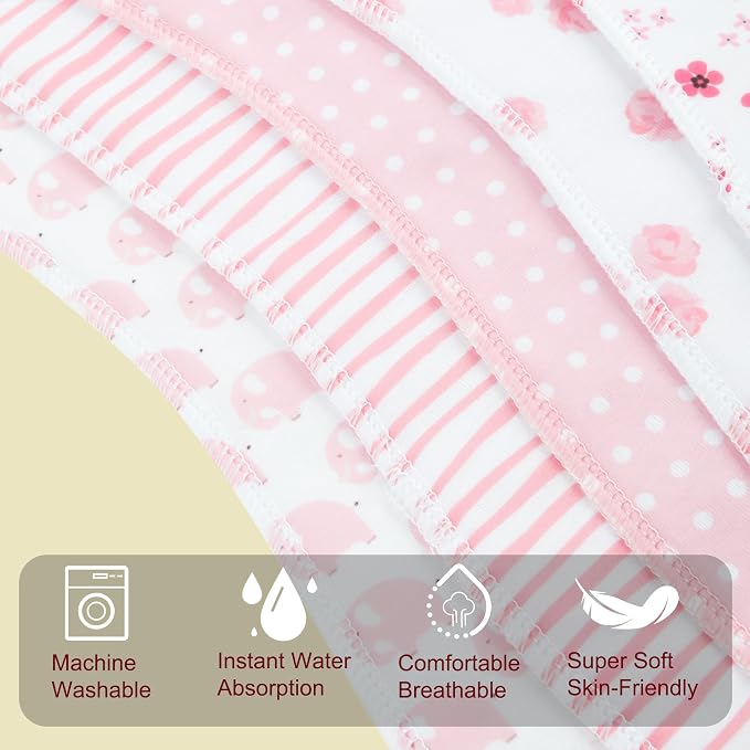 2-in-1 Burp Cloths and Baby Bibs - Image 4