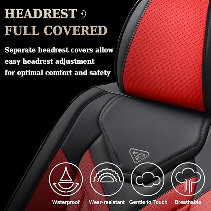 Coverado Seat Covers, Car Seat Covers Front Seats, Leather Seat Covers - Image 4