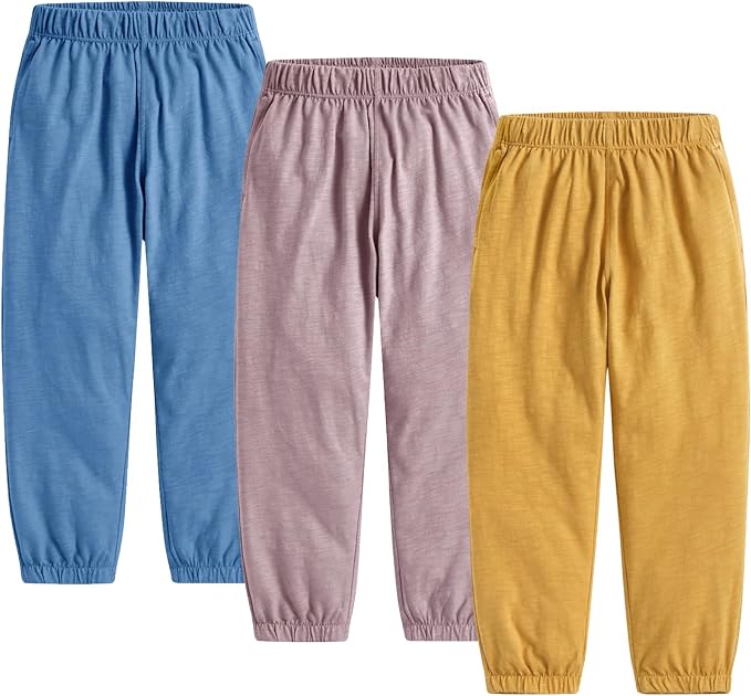 Toddler Boys Pants 3 Pack Soft Cotton Long Bloomers Kids Summer Fall Boy Casual by WATOCHE