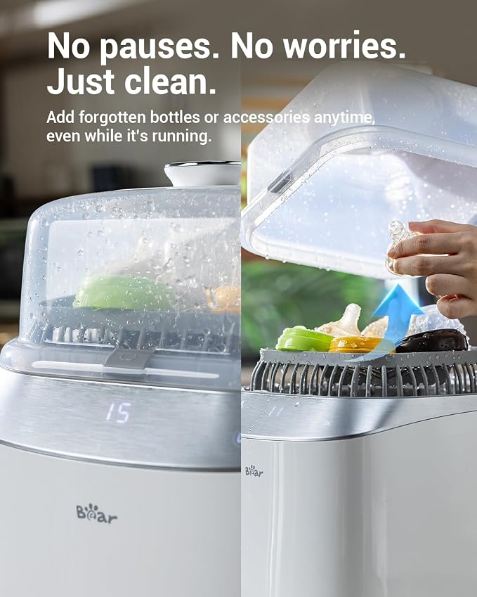 Bear Bottle Washer Pro, Baby Bottle Washer and Sterilizer and Dryer - Image 3