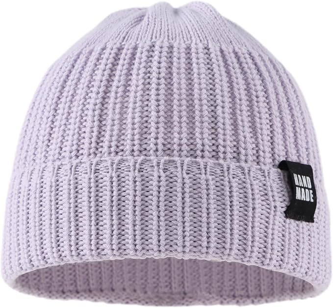 JANGANNSA Simple Knitted Baby Beanie Hip-Hop Boys Winter Hat Toddler Kids Bonnet - Image 2