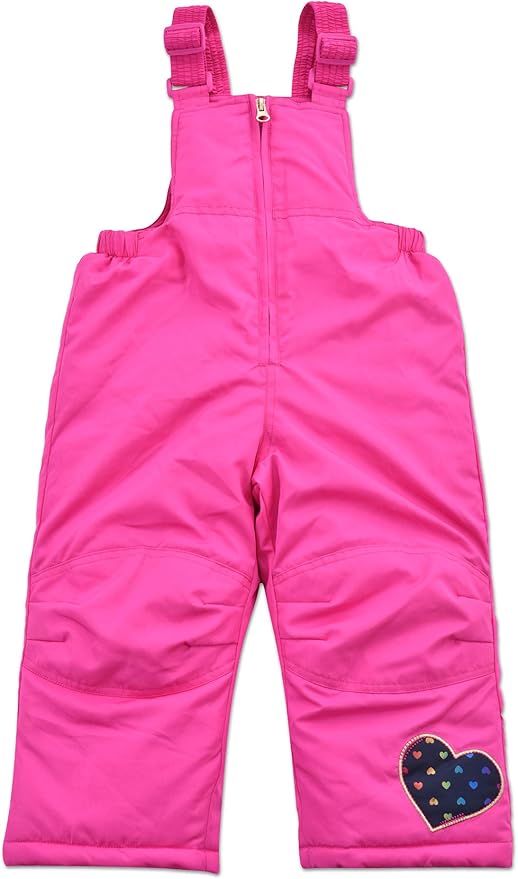 Arctic Quest Little Girls Bib Snow Pants and Ski Jacket Water-Resistant Snowsuit - Image 7