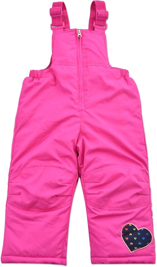 Arctic Quest Little Girls Bib Snow Pants and Ski Jacket Water-Resistant Snowsuit - Image 7