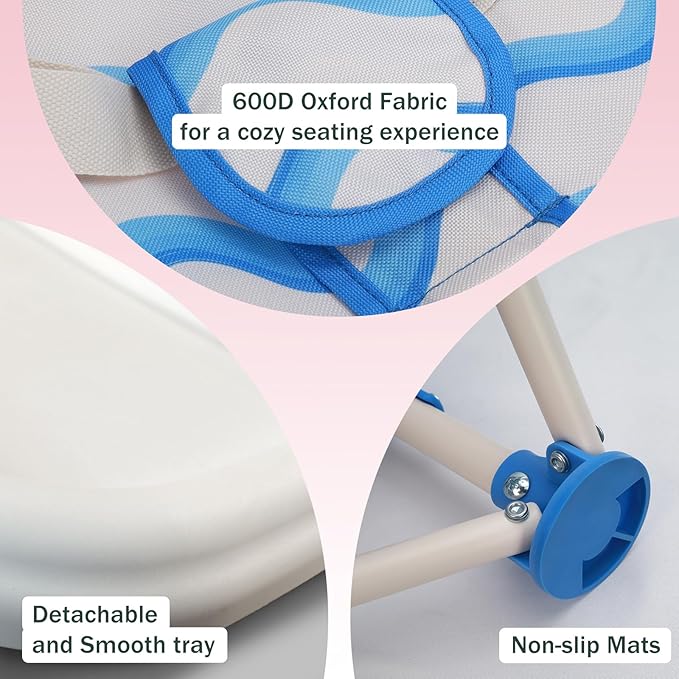 Tiny Marvels Portable 3-in-1 Baby Chair, Cozy Booster Seat, Baby Seat - Image 3