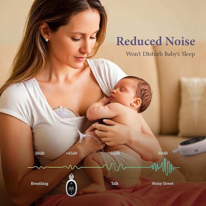 Breast Pump D6, Ultra-Lightweight Hands Free Wearable Breast Pump - Image 7
