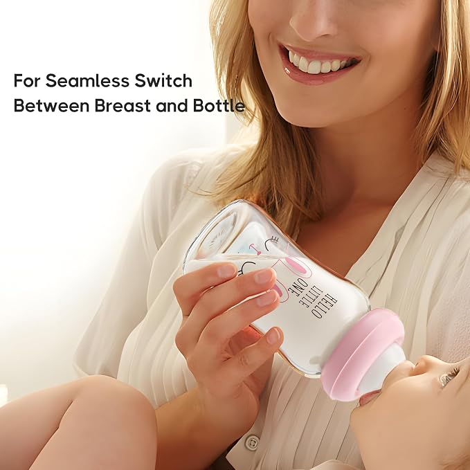 YOHKOH Natural Glass Baby Bottle - Image 2