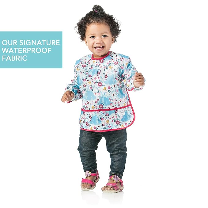 Bumkins Disney Bibs, Baby and Toddler Girls and Boys 6-24 Months, Long Sleeve - Image 3