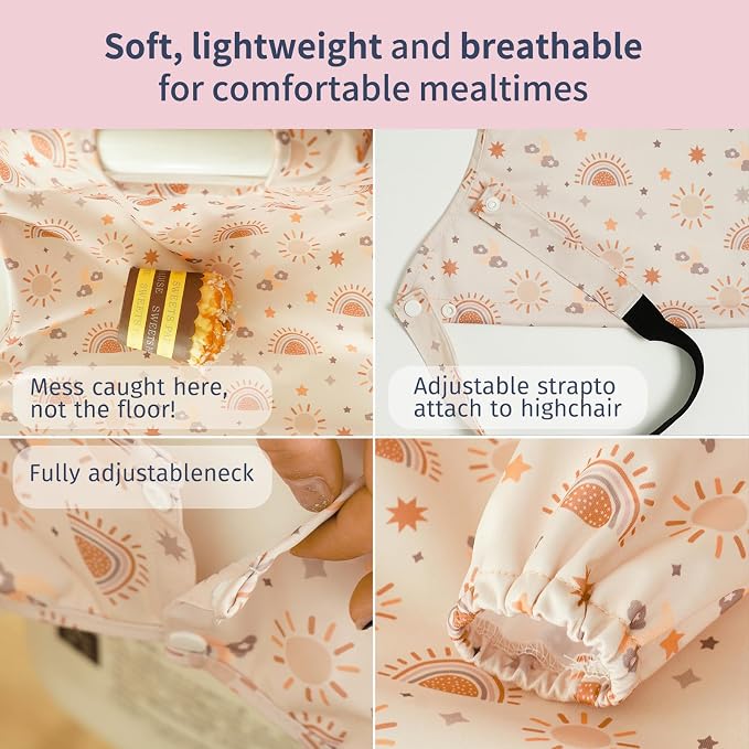 Long Sleeve Baby Bib - Image 3