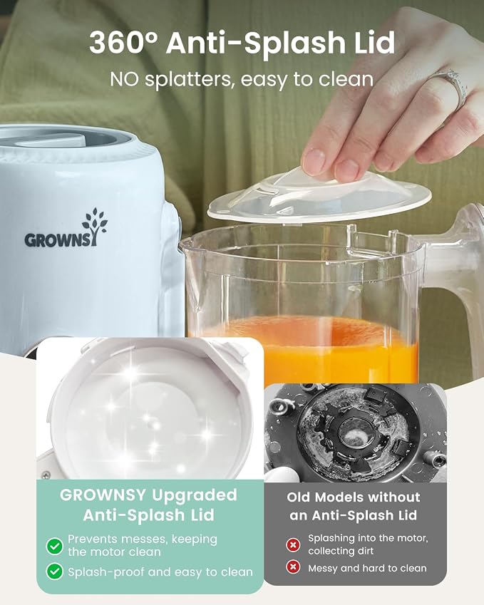 GROWNSY Baby Food Maker with Steam Basket, One Step Baby Food Processor Steamer - Image 6