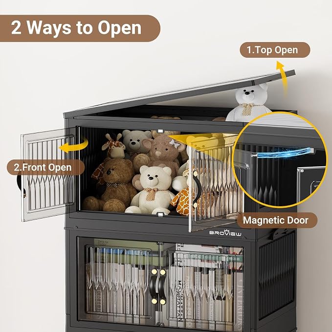 BROVIEW 400Qt Stackable Storage Bins - Image 3