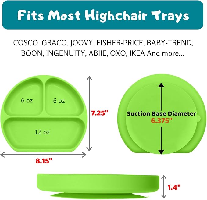 Silikong Suction Plate for Toddlers | BPA Free, 100% Food-Grade Silicone | - Image 5