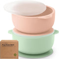 KeaBabies 2-Pack Baby Bowls by KeaBabies