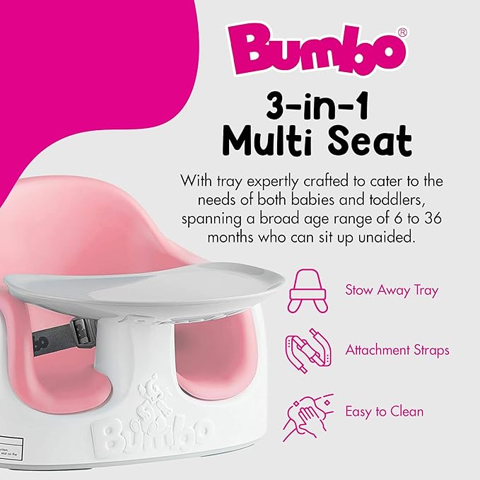 Bumbo 2 Pack 3-in-1 Multi-Seat for 6 to 36 Months, Travel Baby Feeding and Play - Image 5