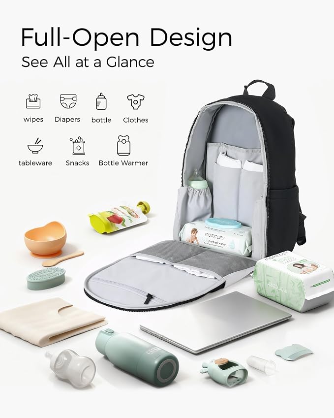 Momcozy Urban Diaper Bag Backpack - Image 3