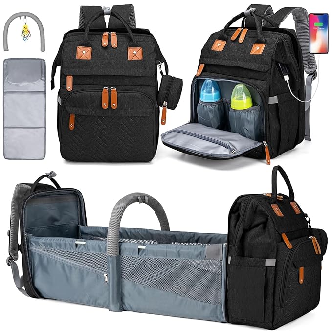 KABAQOO Diaper Bag Backpack by KABAQOO