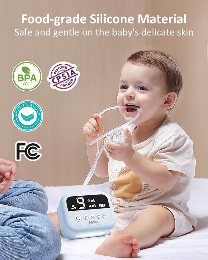 HEYVALUE Nasal Aspirator for Baby, Hospital Grade Nose Sucker - Image 5