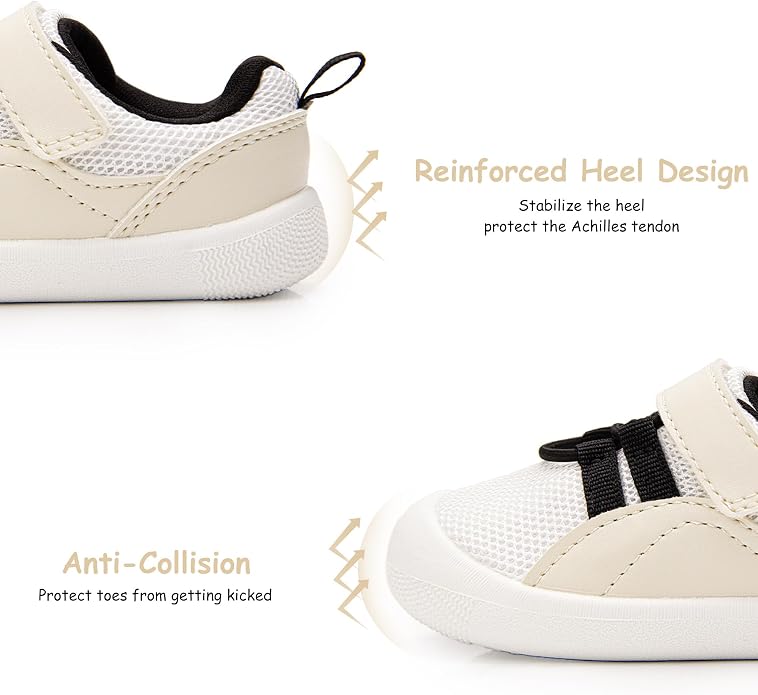 Wide Toddler Shoes Boys Girls Zero Drop Barefoot Infant First Walking Shoes - Image 5