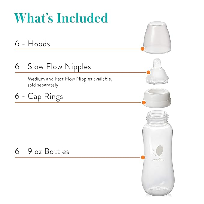 Evenflo Feeding Premium Proflo Venting Balance Plus Standard Neck Baby - Image 4