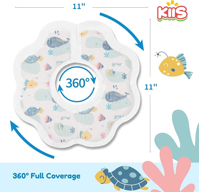 KIIS Disposable Baby Bibs for Baby Boys and Girls - Image 8
