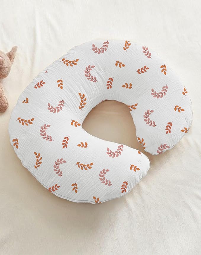 Nursing Pillow Covers 2 Pack, Muslin Nursing Cover - Image 3