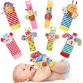 Wrist Rattles Foot Finder Rattle Sock Baby Toy, Rattle Toy, Arm Hand Bracelet by BLOOBLOOMAX
