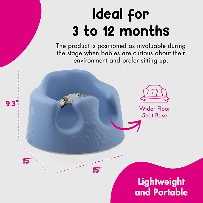 Bumbo Baby Infant Soft Foam Comfortable Support Wide Floor Seat - Image 3