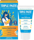 Triple Paste Diaper Rash Cream for Baby - 2 oz Tube - Zinc Oxide Ointment Treats by TriplePaste