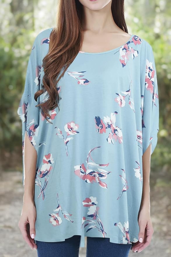 Smallshow Women's Nursing Top Maternity Poncho - Image 4