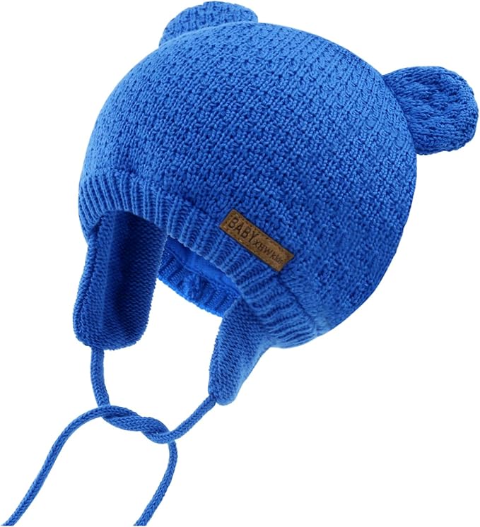 XIAOHAWANG Baby Hat Cute Bear Toddler Earflap Beanie Warm by XIAOHAWANG
