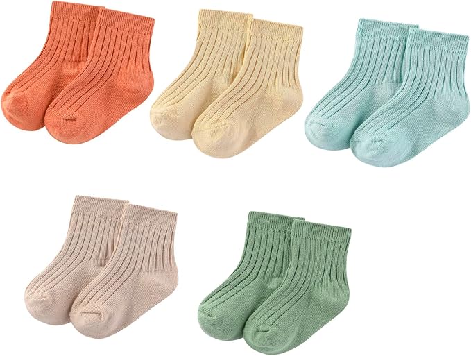 Newborn Baby Boy Girl Caps Mittens Socks Set Cotton Baby Essentials Accessories - Image 3