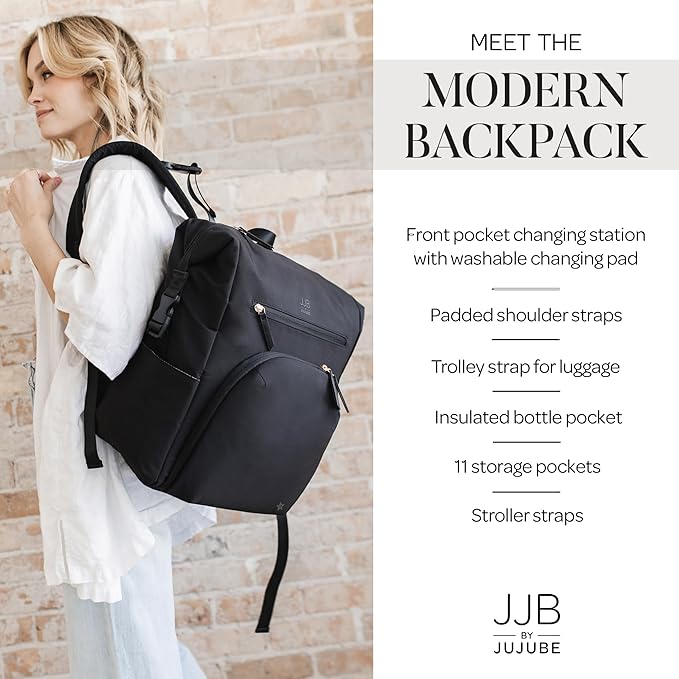 JJB by JuJuBe Modern Diaper Bag Backpack - Image 2