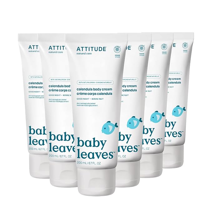ATTITUDE Body Cream for Baby, EWG Verified, Made by ATTITUDE