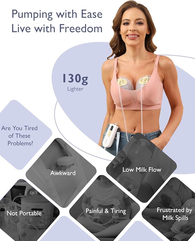 Breast Pump Hands Free K3 Updated, Wearable Breastfeeding Pump - Image 3