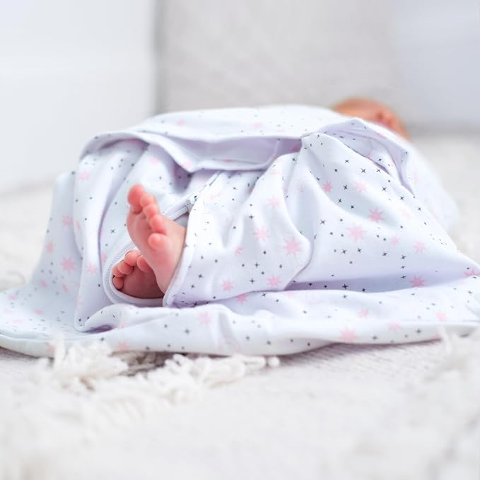 HALO 100% Cotton Sleepsack Swaddle, 3-Way Adjustable Wearable Blanket, TOG 1.5 - Image 5