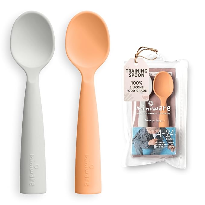 Miniware Silicone Baby Spoon for Training by Miniware