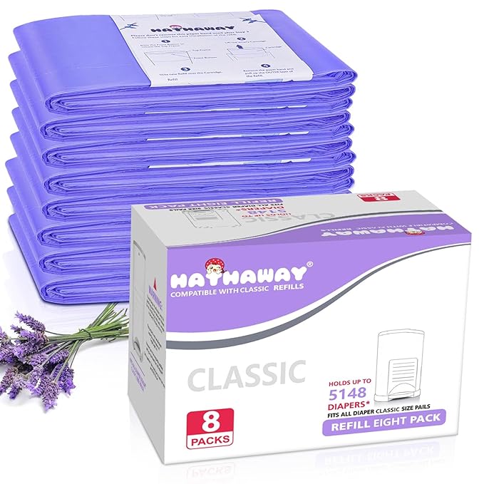 Diaper Pail Refill Bags Compatible by MED