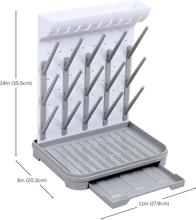 Baby Bottle Drying Rack – Large Vertical Bottle Dryer - Image 4