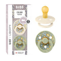 BIBS Colour Liberty Soother 2-Pack, BPA Free Dummy Pacifier, Round Nipple. by BIBS