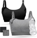 Momcozy Pumping Bra, Pumping Bra Hands Free All Day Wear Pumping & Nursing Bra by Momcozy