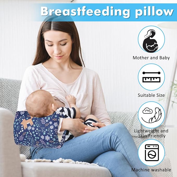 Nursing Arm Pillows for Breastfeeding, Baby Feeding Arm Pillow Portable and - Image 2