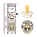 BIBS Colour Liberty Soother 2-Pack, BPA Free Dummy Pacifier, Round Nipple. by BIBS